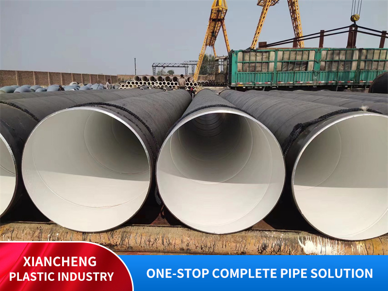 Outer oil-coated and cloth wrapped epoxy coal tar asphalt anti-corrosion inner ipn8710 anti-corrosion steel pipes