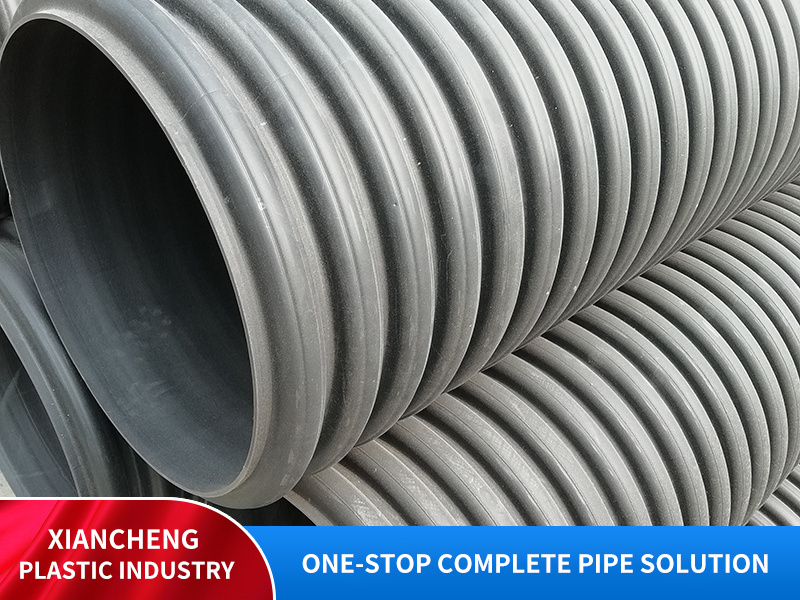 Double-wall corrugated pipe