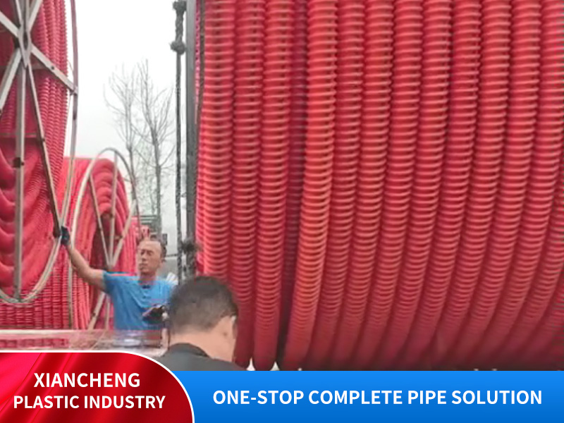 Multi channel corrugated pipe (COD bundle pipe)