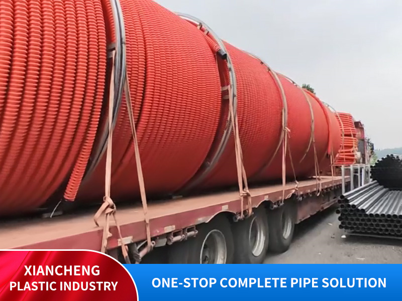 Multi channel corrugated pipe (COD bundle pipe)