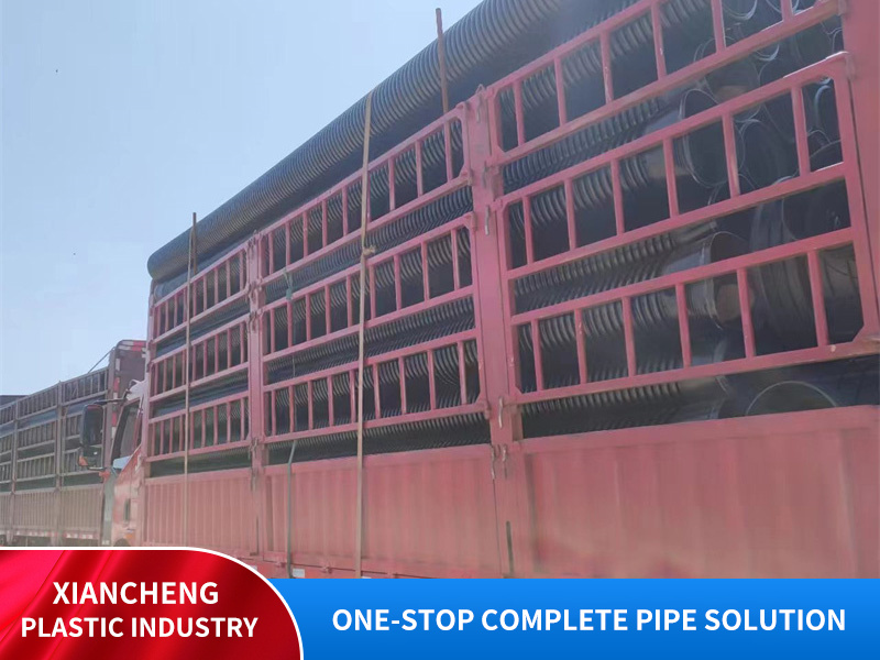 Carbon corrugated pipe