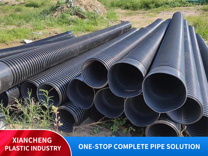 Carbon corrugated pipe