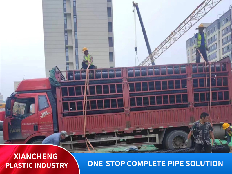 Carbon corrugated pipe