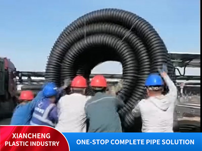 Carbon corrugated pipe
